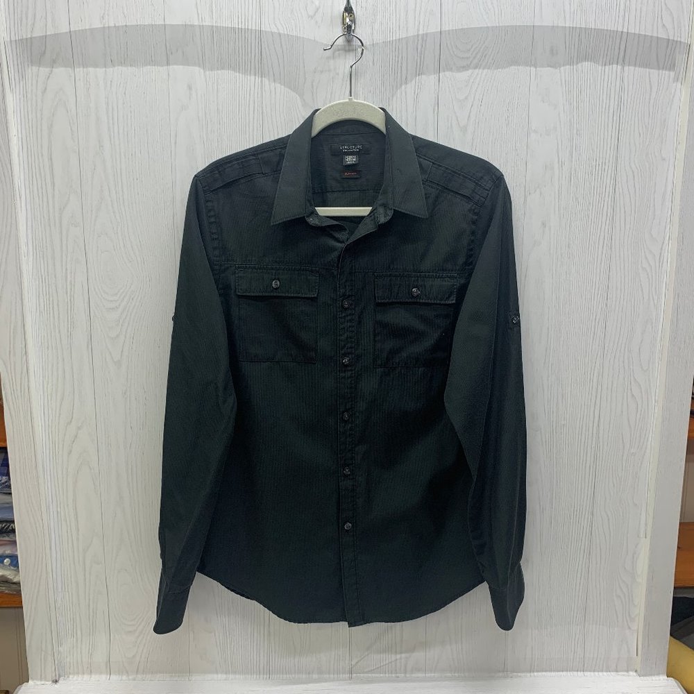 STRUCTURE ,SLIM FIT , MEN SHIRT